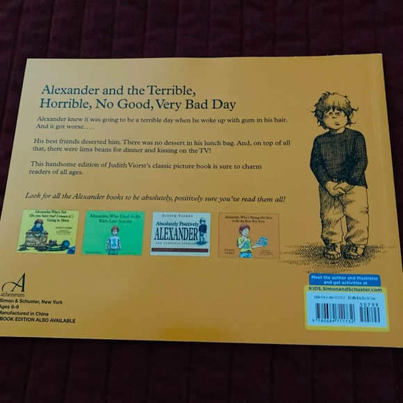 Two New Alexander Books Author Judith Viorst - Picture 3 of 5